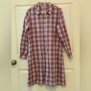 Tavin Red and White Plaid Shirt.   Size-10